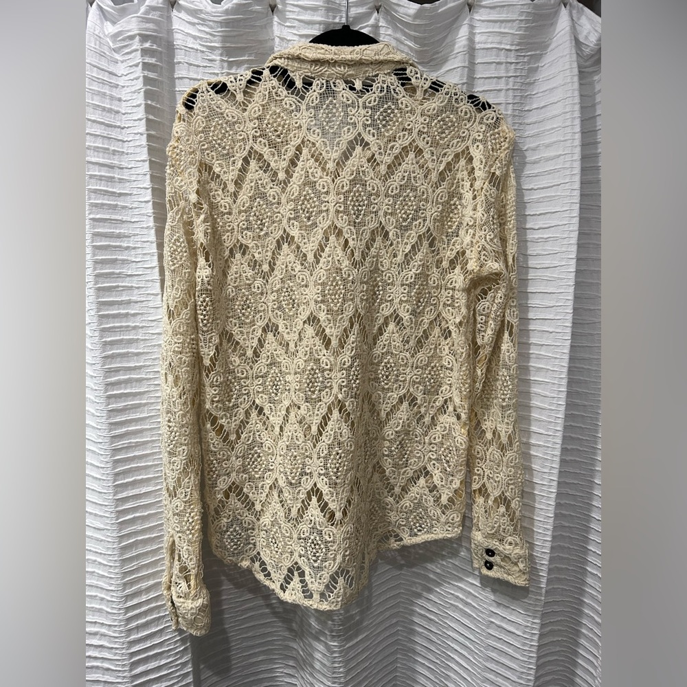 Free People Lace Button Up - Picture 5 of 5